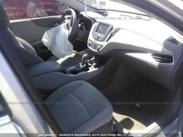 1G1ZB5ST2HF145158 - 2017 CHEVROLET MALIBU LS SILVER photo 5