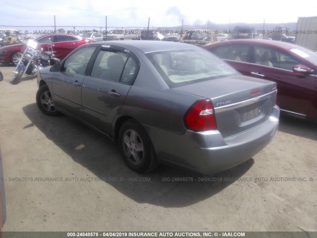 1G1ZT52855F262785 - 2005 CHEVROLET MALIBU LS GRAY photo 3