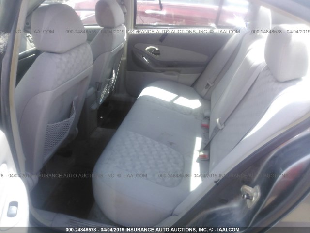 1G1ZT52855F262785 - 2005 CHEVROLET MALIBU LS GRAY photo 8