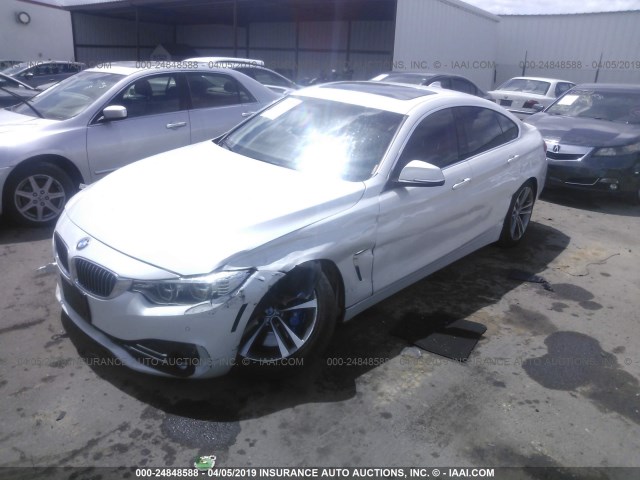 WBA4C9C57FD331662 - 2015 BMW 428 XI/GRAN COUPE/SULEV Weiß Foto 2