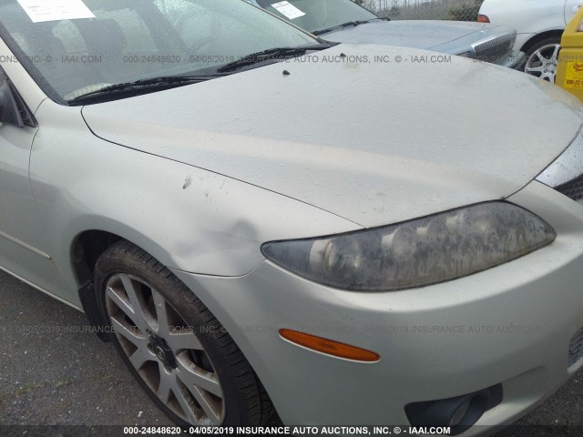 1YVHP82D065M24782 - 2006 MAZDA 6 S SILVER photo 6