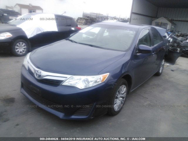 4T4BF1FK4ER443677 - 2014 TOYOTA CAMRY L/SE/LE/XLE 蓝色 照片 2