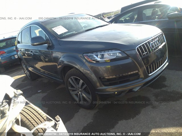 WA1LMAFEXED017201 - 2014 AUDI Q7 PREMIUM PLUS GRAY photo 1