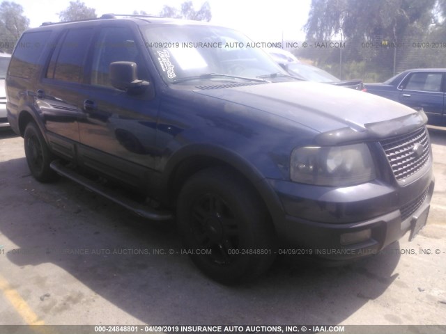 1FMRU15W84LB13788 - 2004 FORD EXPEDITION XLT BLUE photo 1