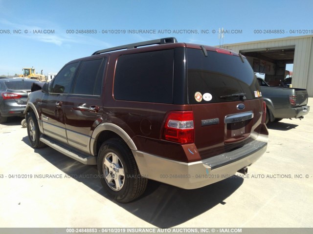 1FMFU17548LA00613 - 2008 FORD EXPEDITION EDDIE BAUER BROWN photo 3