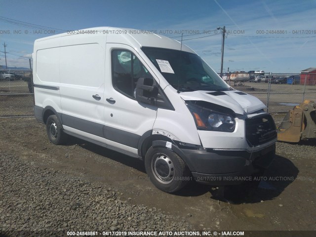 1FTYR1CM5JKB21139 - 2018 FORD TRANSIT WHITE photo 1