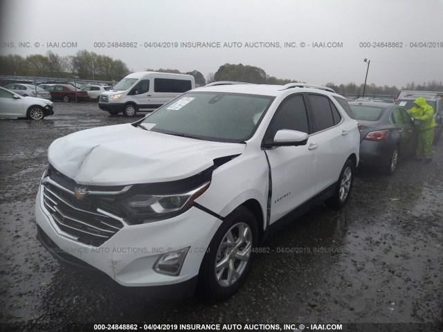 2GNAXNEVXK6161278 - 2019 CHEVROLET EQUINOX PREMIER WHITE photo 2