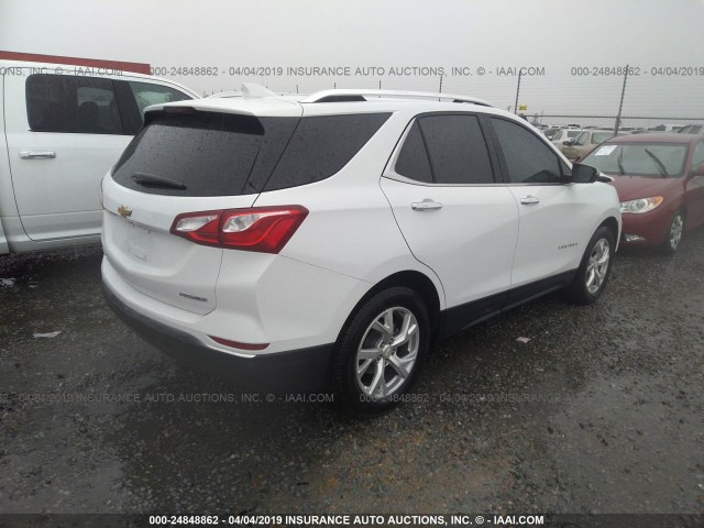 2GNAXNEVXK6161278 - 2019 CHEVROLET EQUINOX PREMIER WHITE photo 4