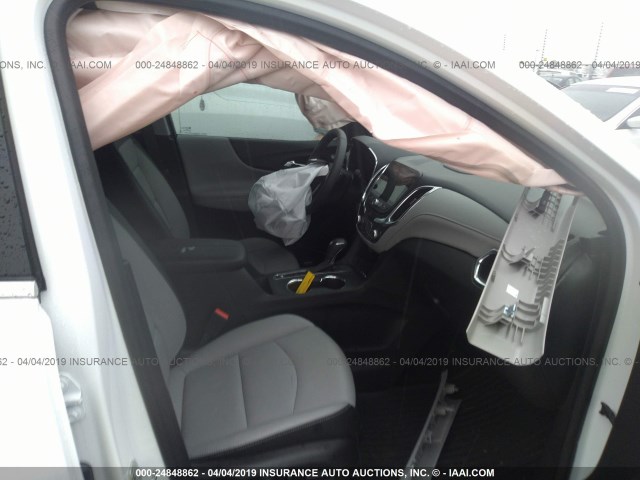 2GNAXNEVXK6161278 - 2019 CHEVROLET EQUINOX PREMIER WHITE photo 5