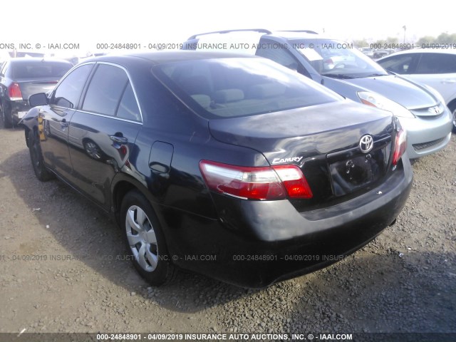 4T4BE46K88R037166 - 2008 TOYOTA CAMRY CE/LE/XLE/SE BLACK photo 3