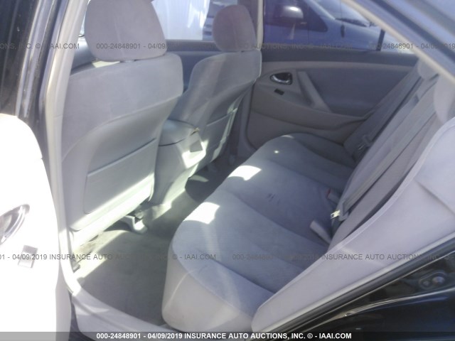 4T4BE46K88R037166 - 2008 TOYOTA CAMRY CE/LE/XLE/SE BLACK photo 8