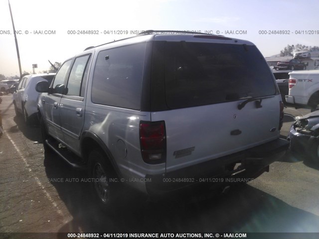 1FMPU16L51LB68853 - 2001 FORD EXPEDITION XLT SILVER photo 3