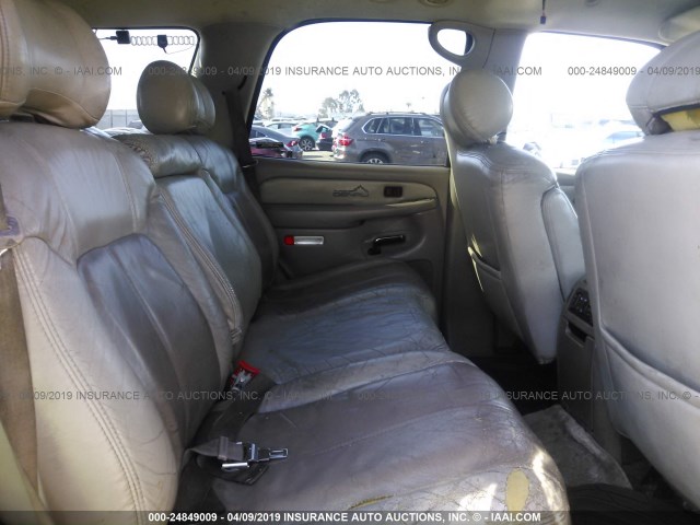 1GKEK63U61J280802 - 2001 GMC DENALI BURGUNDY photo 8