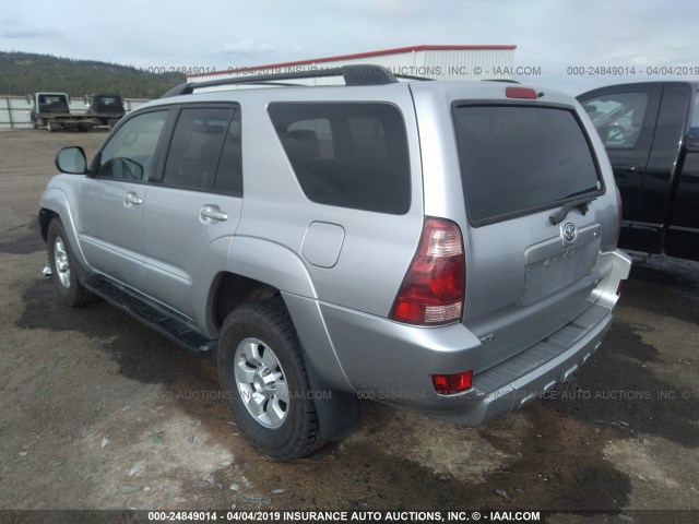 JTEZU14R048015059 - 2004 TOYOTA 4RUNNER SR5/SPORT SILVER photo 3