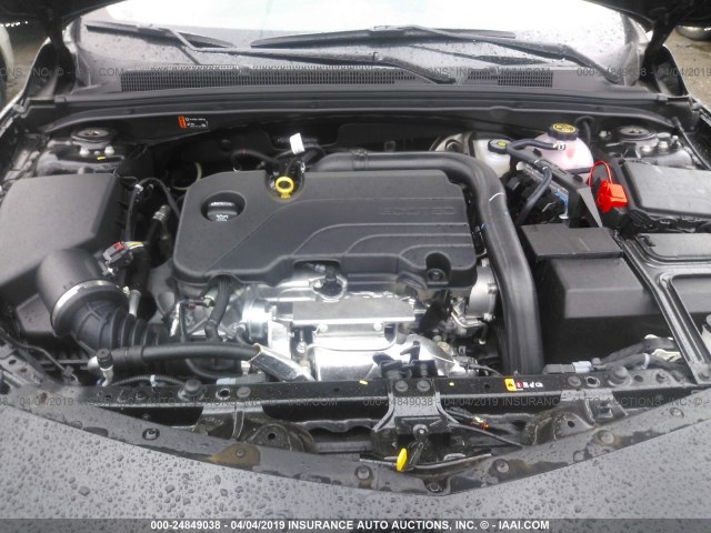 1G1ZB5STXKF185575 - 2019 CHEVROLET MALIBU LS BLACK photo 10