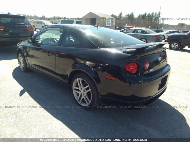 1G1AP18XX97287027 - 2009 CHEVROLET COBALT SS BLACK photo 3