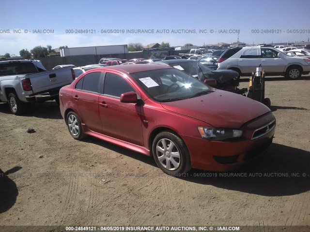 JA32U2FU4DU010711 - 2013 MITSUBISHI LANCER ES/ES SPORT RED photo 1