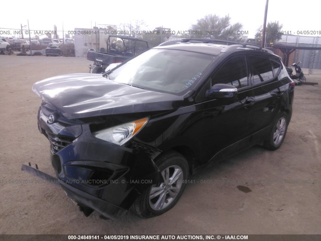 KM8JU3AC6DU749432 - 2013 HYUNDAI TUCSON GLS/LIMITED 黑色 照片 2