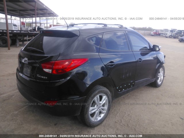 KM8JU3AC6DU749432 - 2013 HYUNDAI TUCSON GLS/LIMITED 黑色 照片 4