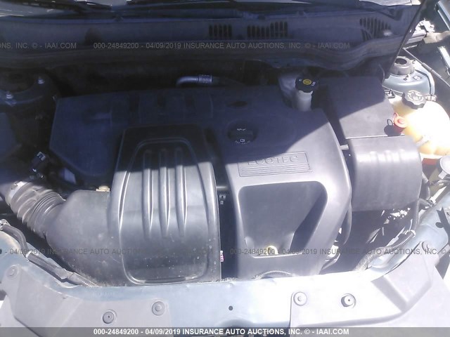 1G2AS18H297141188 - 2009 PONTIAC G5 GREEN photo 10