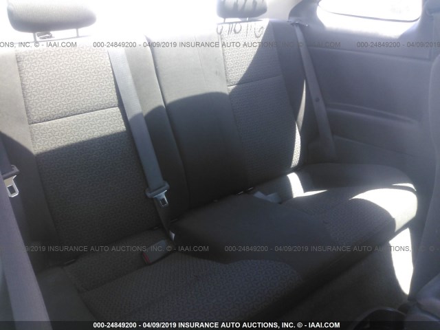 1G2AS18H297141188 - 2009 PONTIAC G5 GREEN photo 8