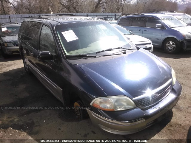 2FMDA53462BA52143 - 2002 FORD WINDSTAR SEL BLUE photo 1