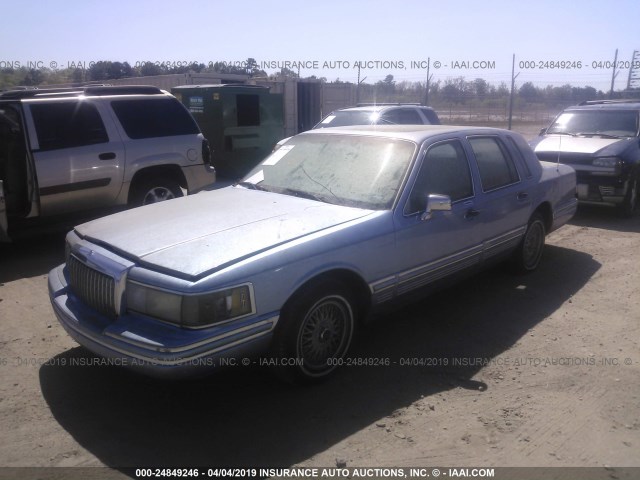 1LNLM81W8RY774431 - 1994 LINCOLN TOWN CAR EXECUTIVE BLUE photo 2