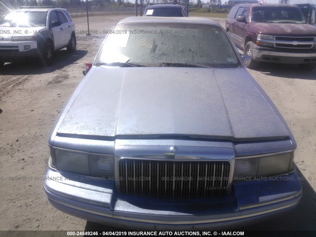 1LNLM81W8RY774431 - 1994 LINCOLN TOWN CAR EXECUTIVE BLUE photo 6