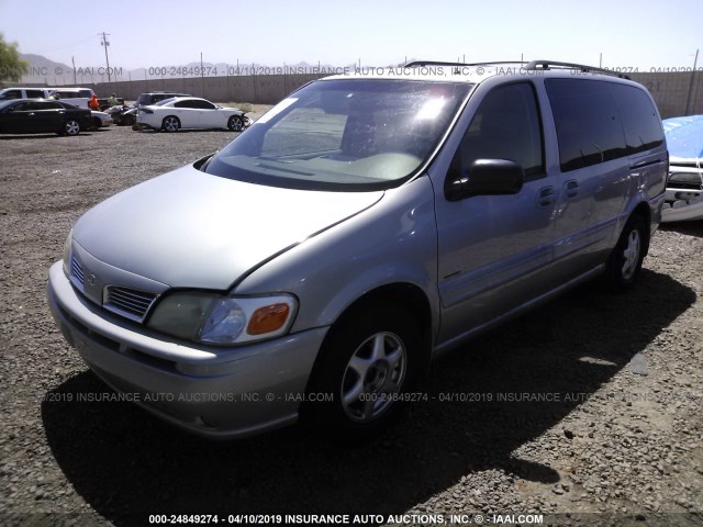 1GHDX23E71D274154 - 2001 OLDSMOBILE SILHOUETTE ECONOMY GRAY photo 2