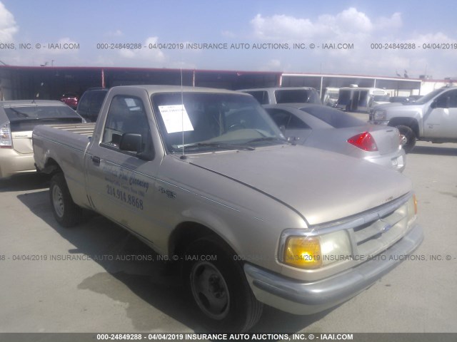 1FTCR10A1VUC10222 - 1997 FORD RANGER BROWN photo 1