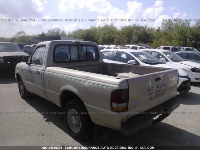 1FTCR10A1VUC10222 - 1997 FORD RANGER BROWN photo 3