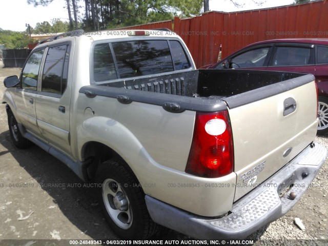 1FMZU67K65UA29777 - 2005 FORD EXPLORER SPORT TR  TAN photo 3