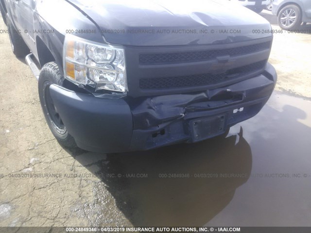 1GCNCPEX0CZ325629 - 2012 CHEVROLET SILVERADO C1500 BLACK photo 6