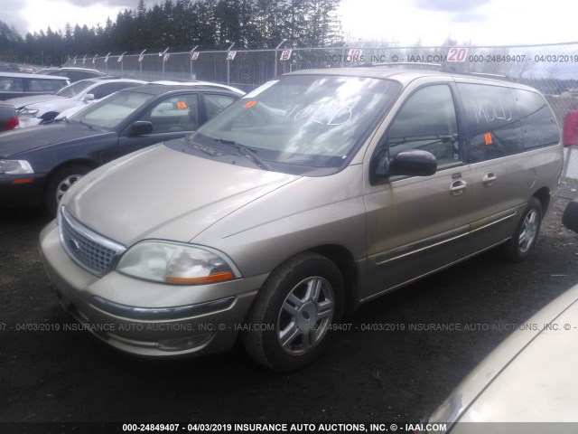 2FMZA524X1BA20298 - 2001 FORD WINDSTAR SE GOLD photo 2