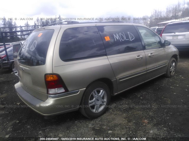 2FMZA524X1BA20298 - 2001 FORD WINDSTAR SE GOLD photo 4