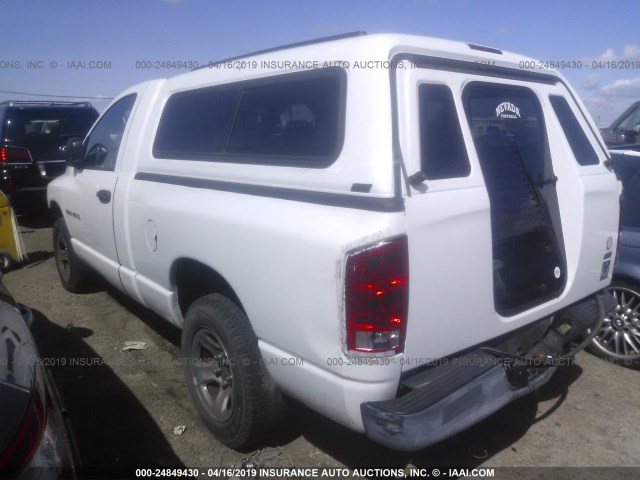 1D7HA16KX4J102085 - 2004 DODGE RAM 1500 ST WHITE photo 3