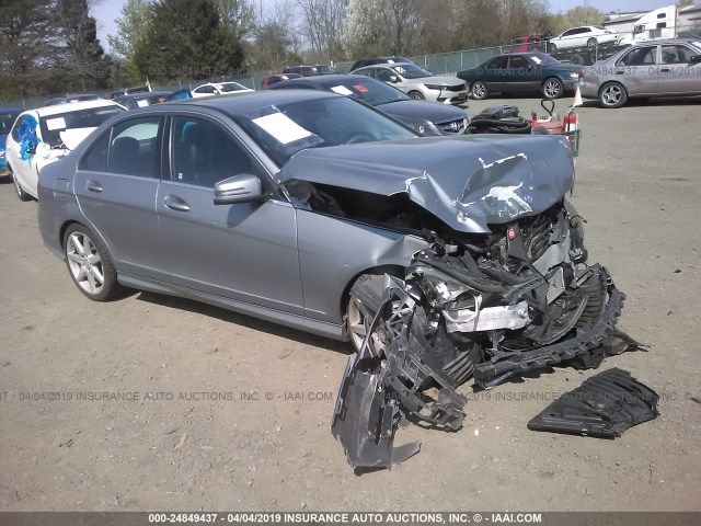 WDDGF4HB9DA778832 - 2013 MERCEDES-BENZ C 250 SILVER photo 1