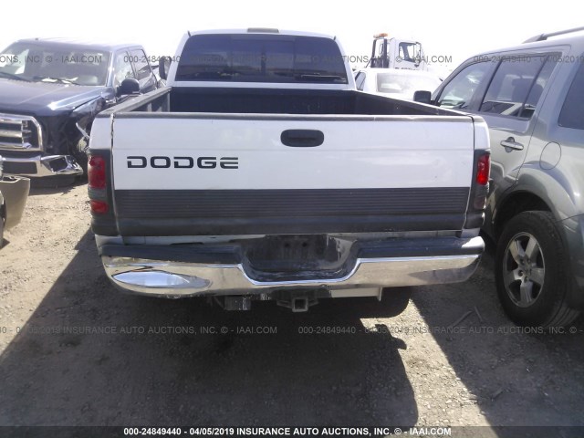 1B7KC23W1WJ185917 - 1998 DODGE RAM 2500 WHITE photo 6