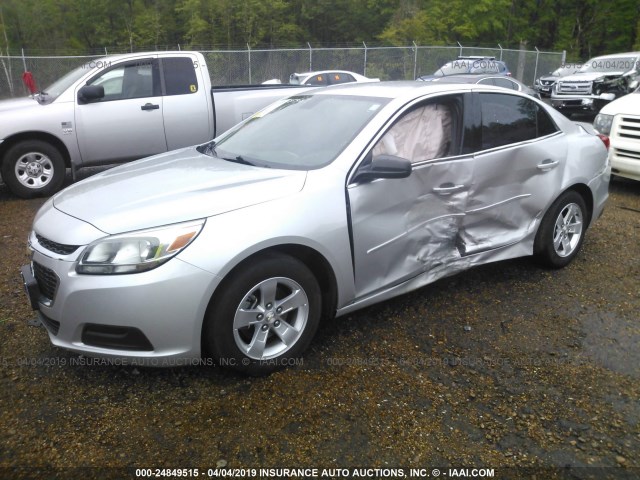1G11B5SL8EF166430 - 2014 CHEVROLET MALIBU LS SILVER photo 2