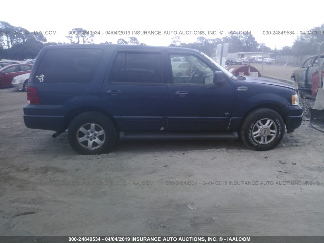 1FMRU15W03LB86913 - 2003 FORD EXPEDITION XLT BLUE photo 6