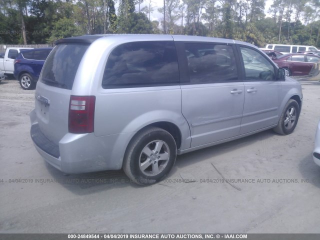 1D8HN54P88B163912 - 2008 DODGE GRAND CARAVAN SXT SILVER photo 6