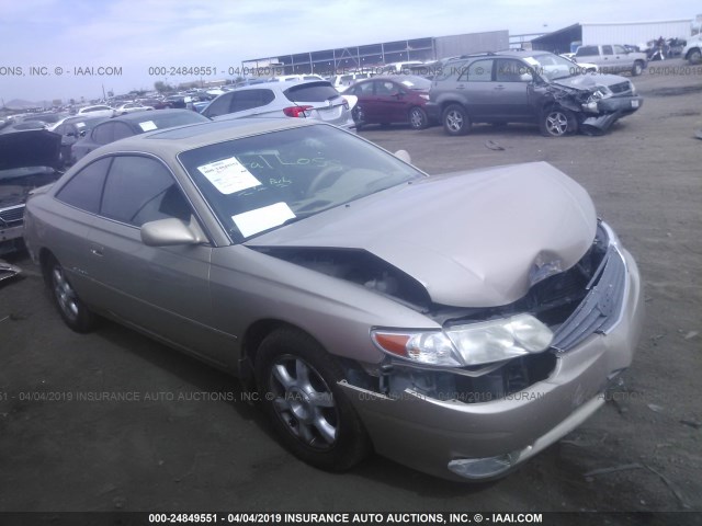 2T1CF28P33C610803 - 2003 TOYOTA CAMRY SOLARA SE/SLE GOLD photo 1