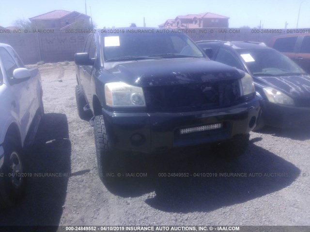 1N6AA07B15N561906 - 2005 NISSAN TITAN XE/SE/LE BLACK photo 6