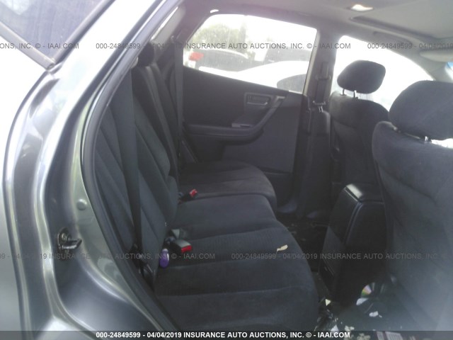 JN8AZ08T85W315615 - 2005 NISSAN MURANO SL/SE/S GRAY photo 8
