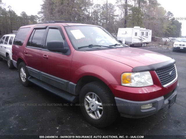 1FMRU15W53LC12700 - 2003 FORD EXPEDITION XLT RED photo 1