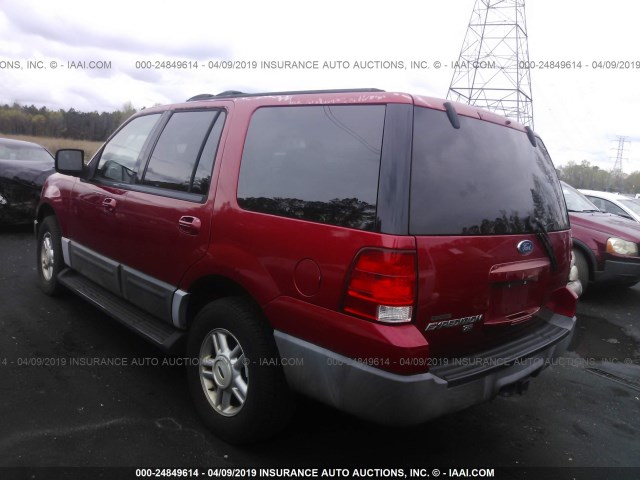 1FMRU15W53LC12700 - 2003 FORD EXPEDITION XLT RED photo 3