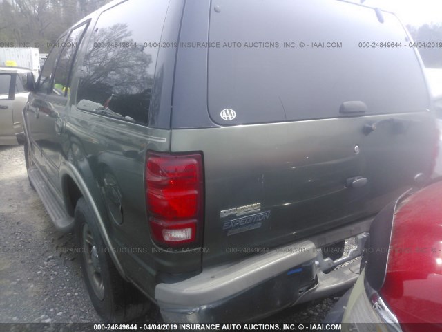 1FMPU18L4YLB60069 - 2000 FORD EXPEDITION EDDIE BAUER GREEN photo 3