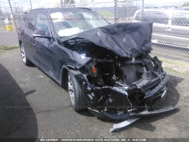 WBAVM1C55EVW49551 - 2014 BMW X1 SDRIVE28I BLACK photo 1