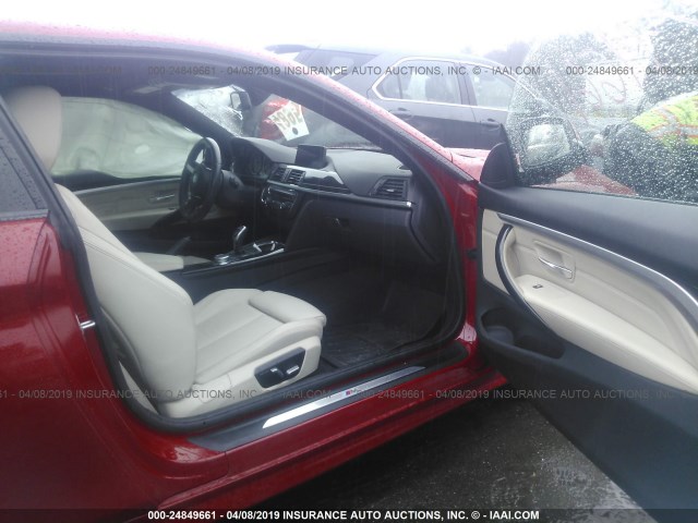 WBA3N9C50GK251140 - 2016 BMW 428 XI RED photo 5