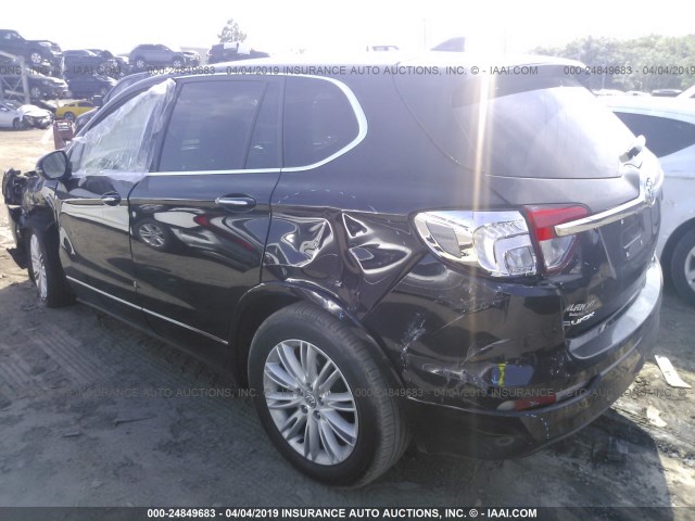 LRBFXASA5HD151775 - 2017 BUICK ENVISION PREFERRED BLACK photo 3